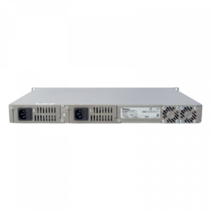 Hot-swappable double power supply for OLT equipment, rack installation